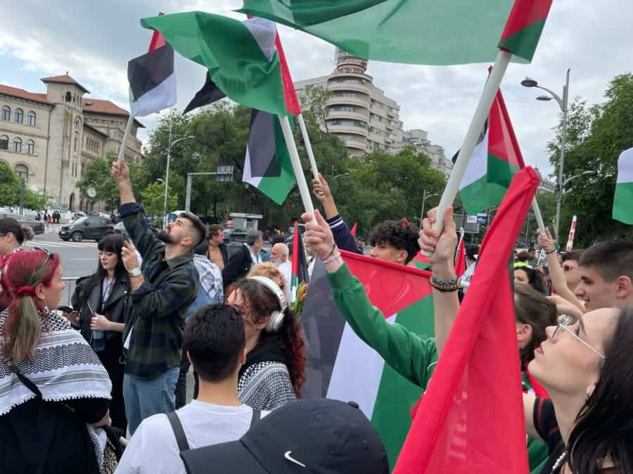 Protest pro-Palestina la București