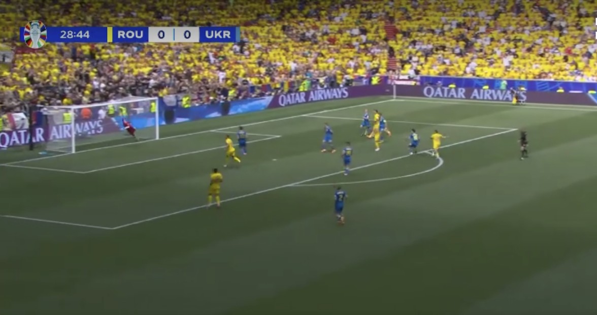 România–Ucraina 3–0. Primul gol al României