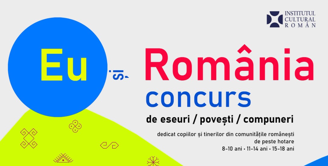 „Eu și România”, un concurs dedicat copiilor din comunitățile românești din diaspora. Lansarea celei de-a doua ediții a competiței a fost anunțată pe site-ul Institutului Cultural Român, icr.ro.  