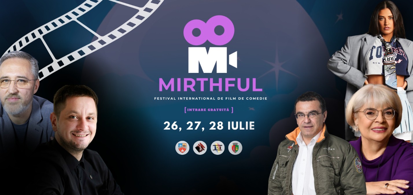 Festivalul Internațional de Film de Comedie „Mirthful” are loc în perioada 26-28 iulie, la Centrul Multifuncțional Educativ pentru Tineret „Jean Constantin” din Constanța. 