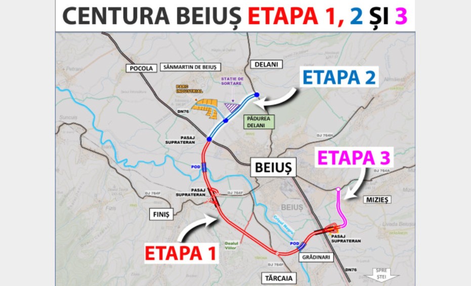 Centura Beiuş va avea un nou tronson. Ar putea fi gata în cel mult un an, anunță Ilie Bolojan, președintele Consiliului Județean Bihor.