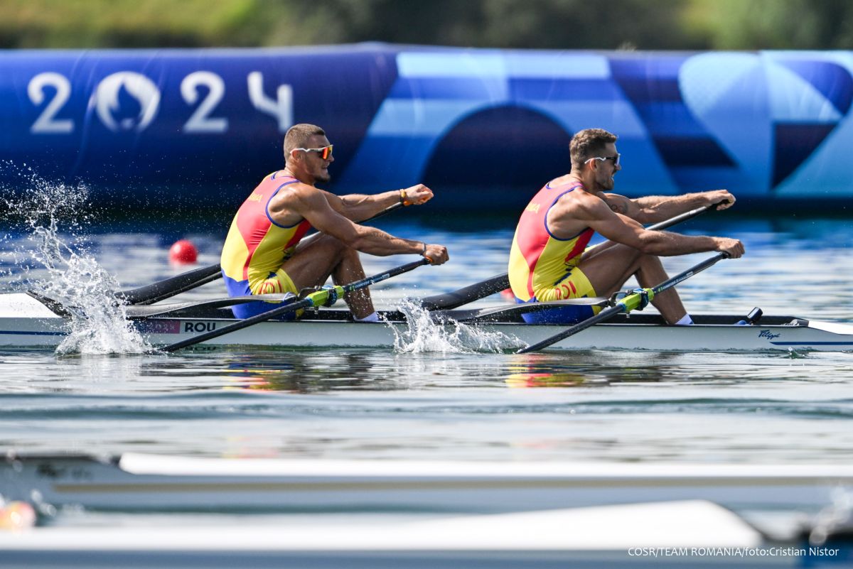 BREAKING Aur olimpic pentru România la canotaj. Florin Enache și Andrei Cornea, învingători în proba de dublu vâsle masculin