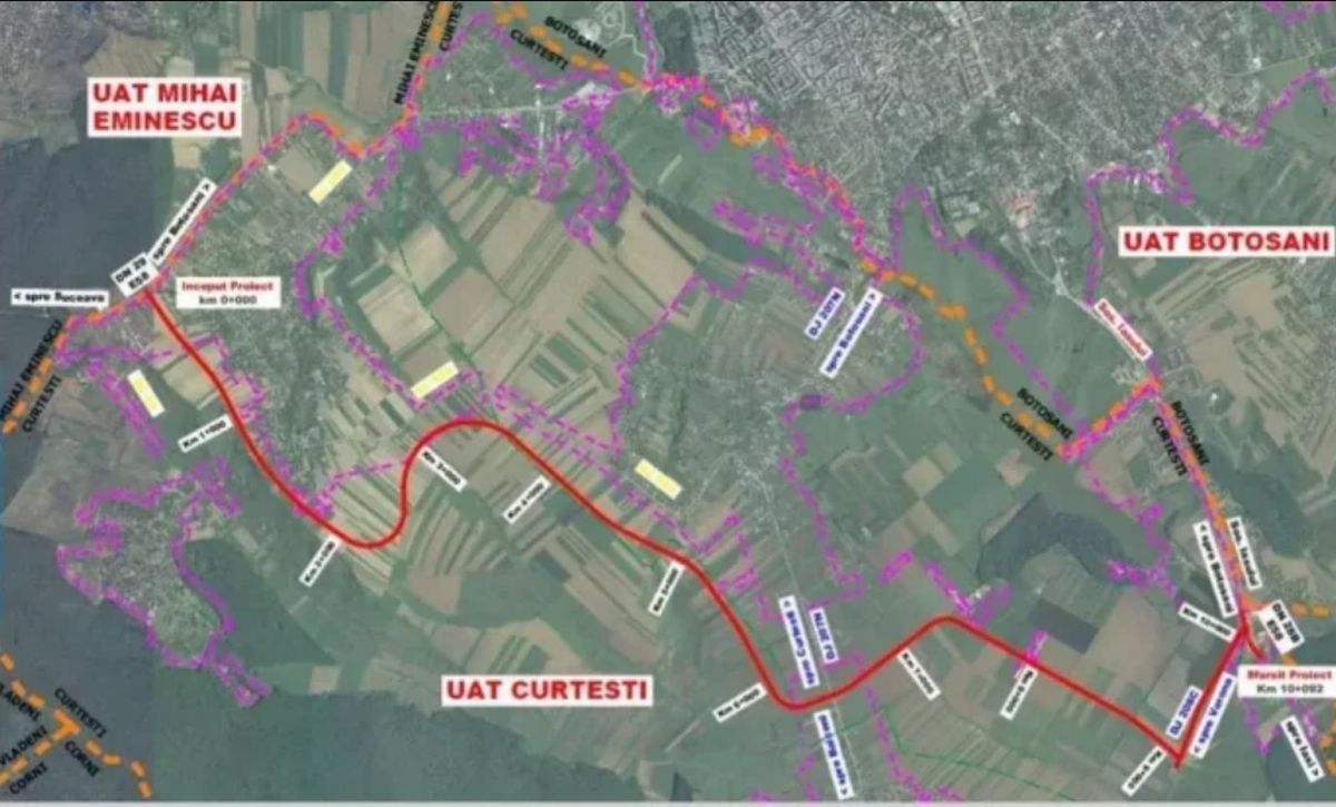 Șoseaua de centură a municipiului Botoșani, o nouă amânare | Monitorul de Botoșani