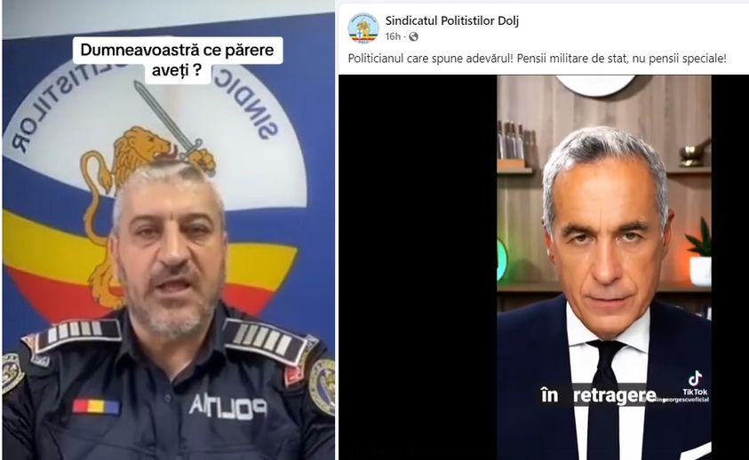 Un polițist din Dolj este cercetat pentru propagandă electorală în favoarea lui Călin Georgescu | Reporter 24