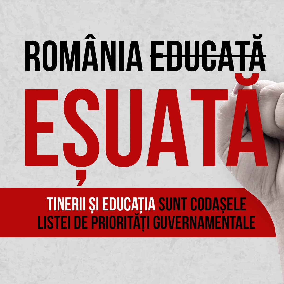 România „Eșuată”. Solicitările Uniunii Studenților