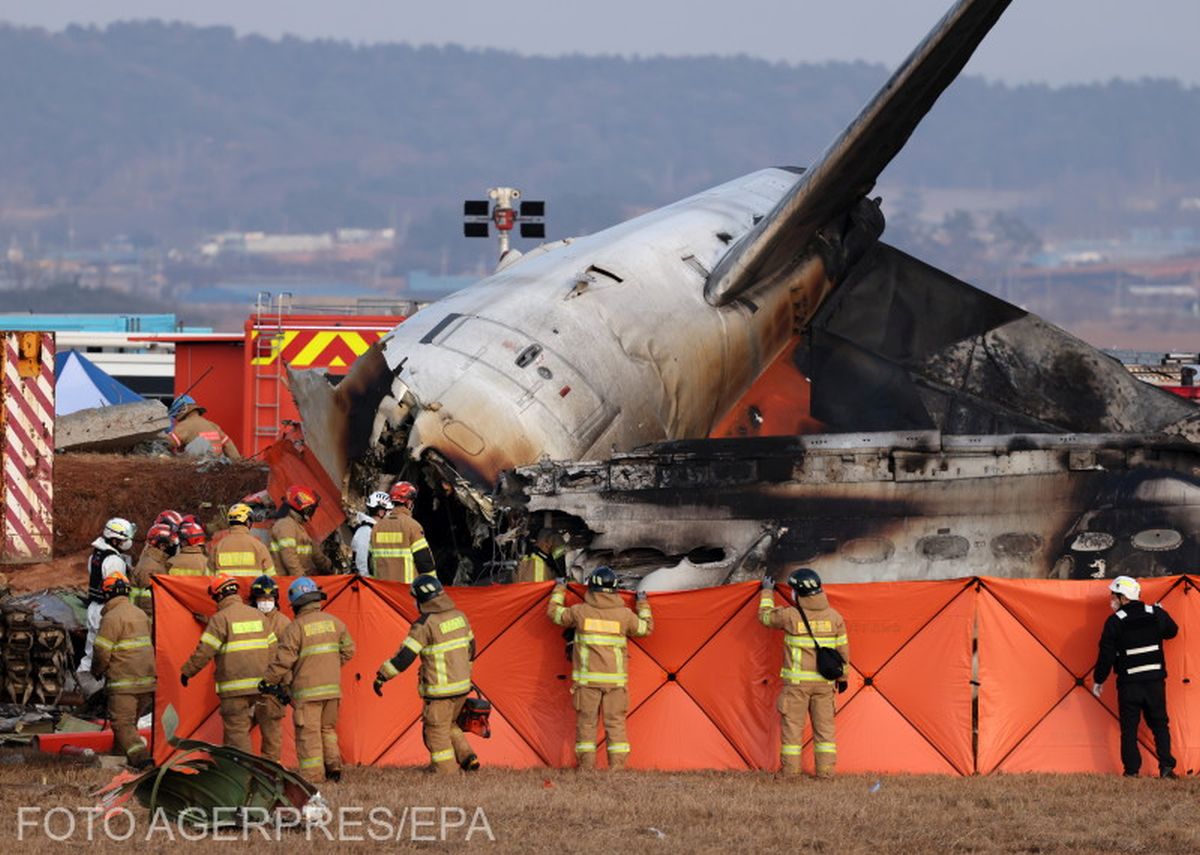 Catastrofă aviatică în Coreea de Sud. Un Boeing a luat foc la aterizarea pe aeroport. 151 de morţi