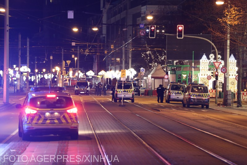 O mașină a intrat în mulțime la târgul de Crăciun din Magdeburg: peste 60 de răniți