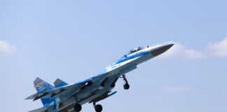 Agenți secreți ucraineni au distrus un Su-27 aflat pe un aeroport rusesc