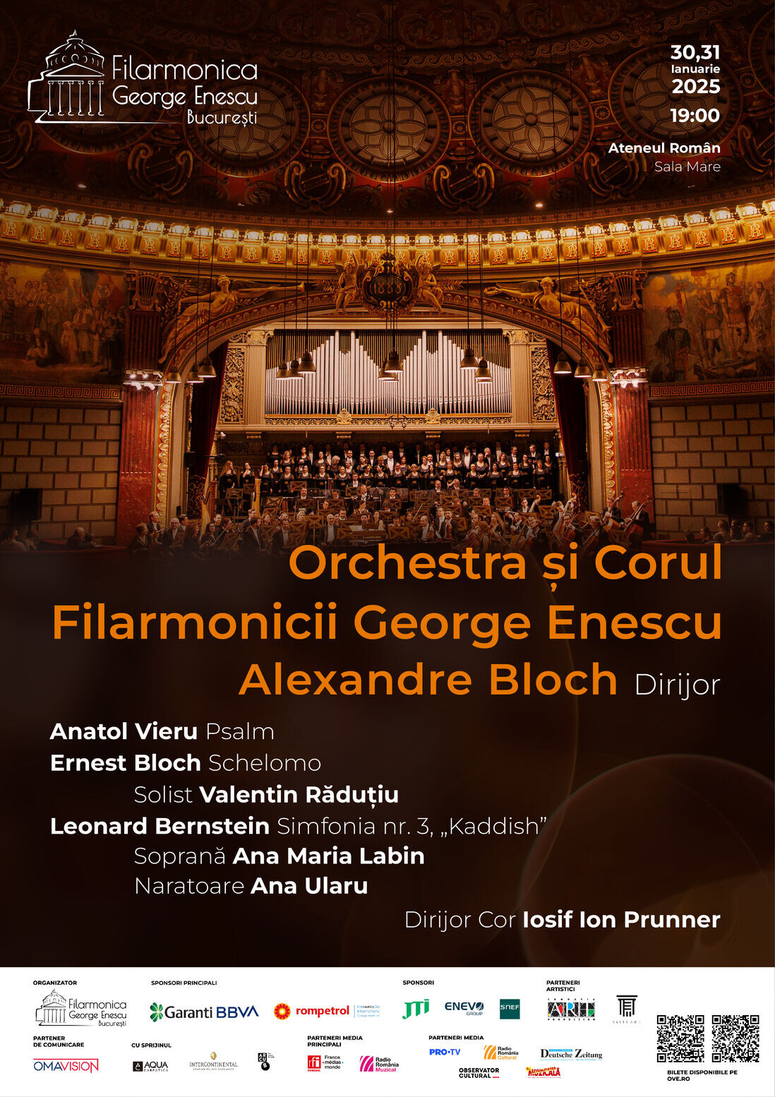 Filarmonica George Enescu, 4 nume mari și un program excepțional